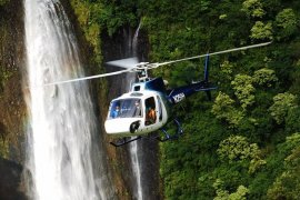 Jurassic Falls Helicopter Landing Adventure